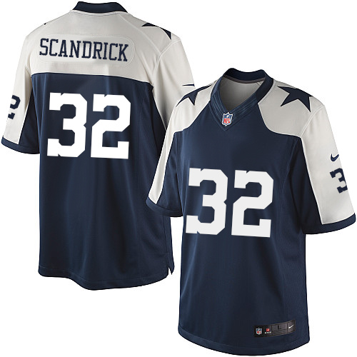 Men's Limited Orlando Scandrick Nike Jersey Navy Blue Alternate - #32 Throwback NFL Dallas Cowboys